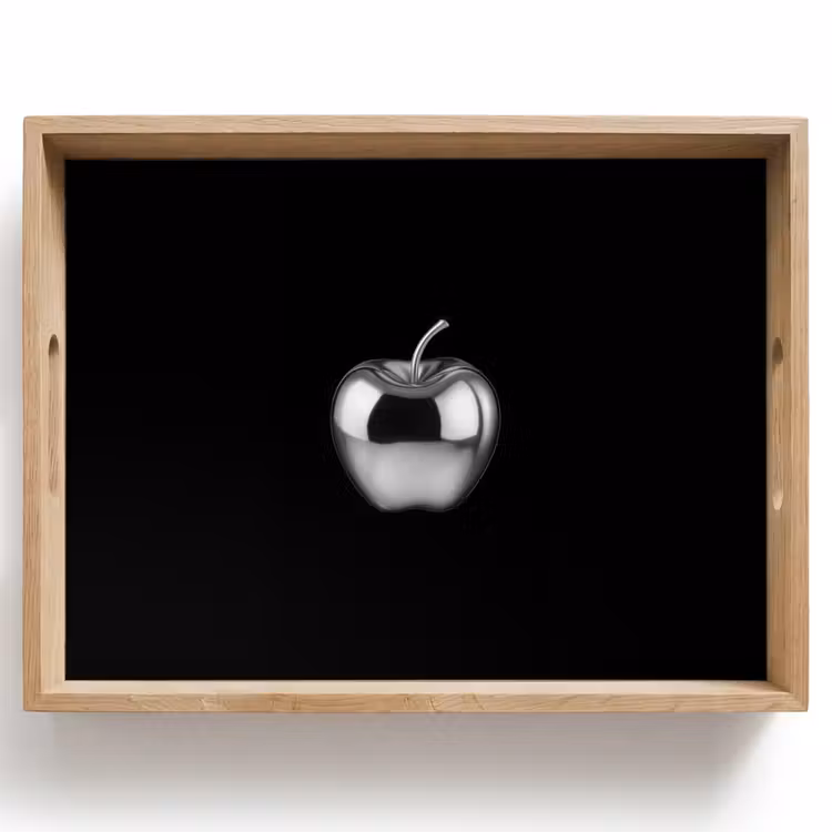 Dienblad - Appel - Metallic - Symmetrisch — 1