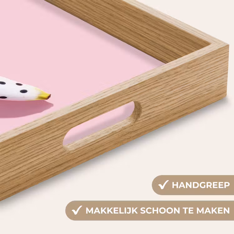 Dienblad - Banaan - Stippen - roze — 5