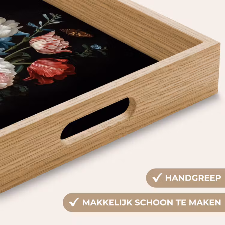 Dienblad - Boeket - Kleurrijk - Klassiek — 5