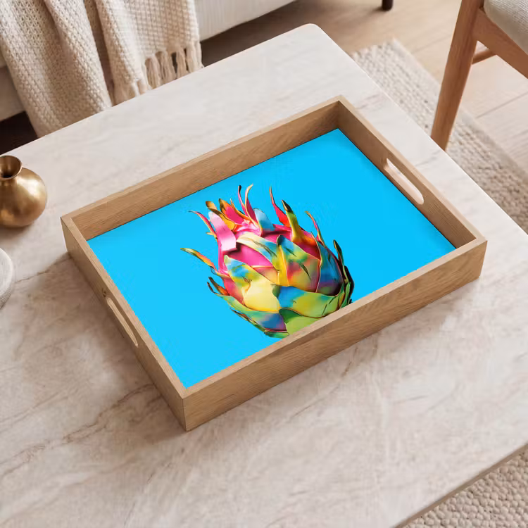 Dienblad - Drakenfruit - Blauw - Levendig — 2