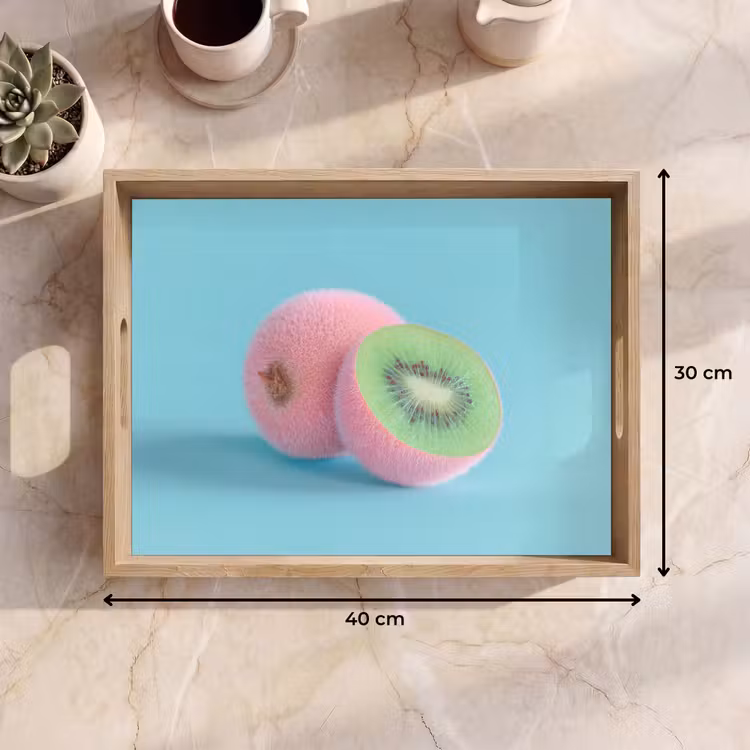 Dienblad - Kiwi - Blauw - Surrealistisch — 9