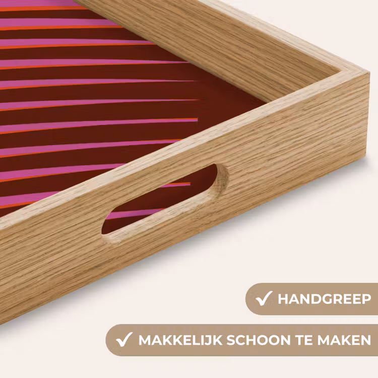 Dienblad - Lijnen - Rood - Beweging — 5