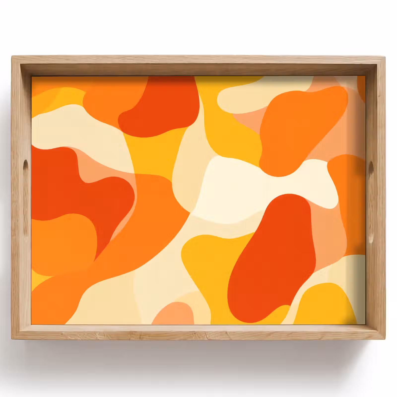 Dienblad - Abstract - Vormen - Oranje — 1
