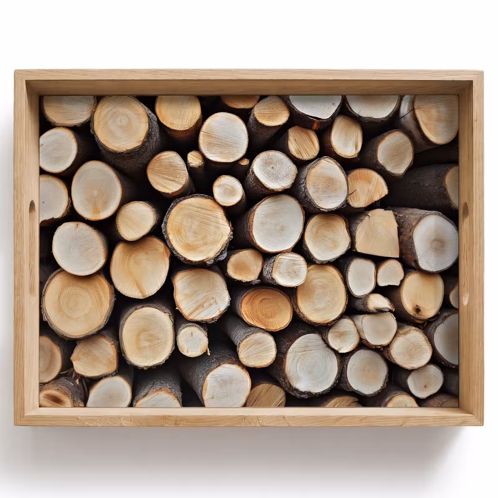 Dienblad - Hout - Boomstammen - Textuur — 1