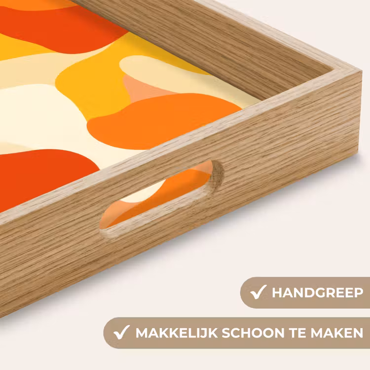 Dienblad - Abstract - Vormen - Oranje — 5
