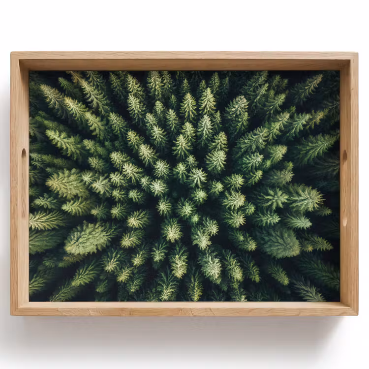 Dienblad - Bomen - Naaldwoud - Structuur — 1