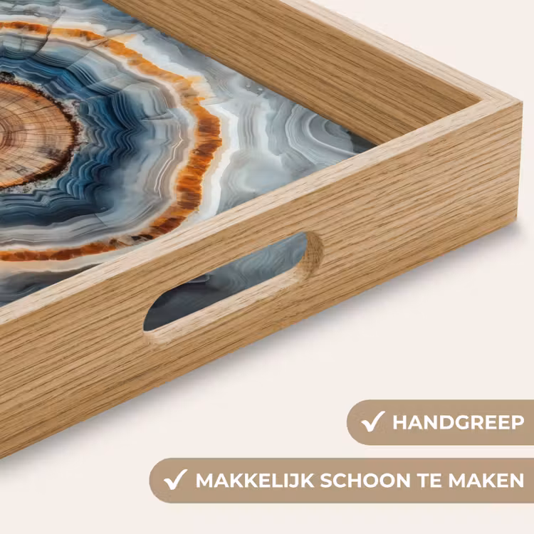 Dienblad - Cirkel - Ringen - Steen - Tinten — 5