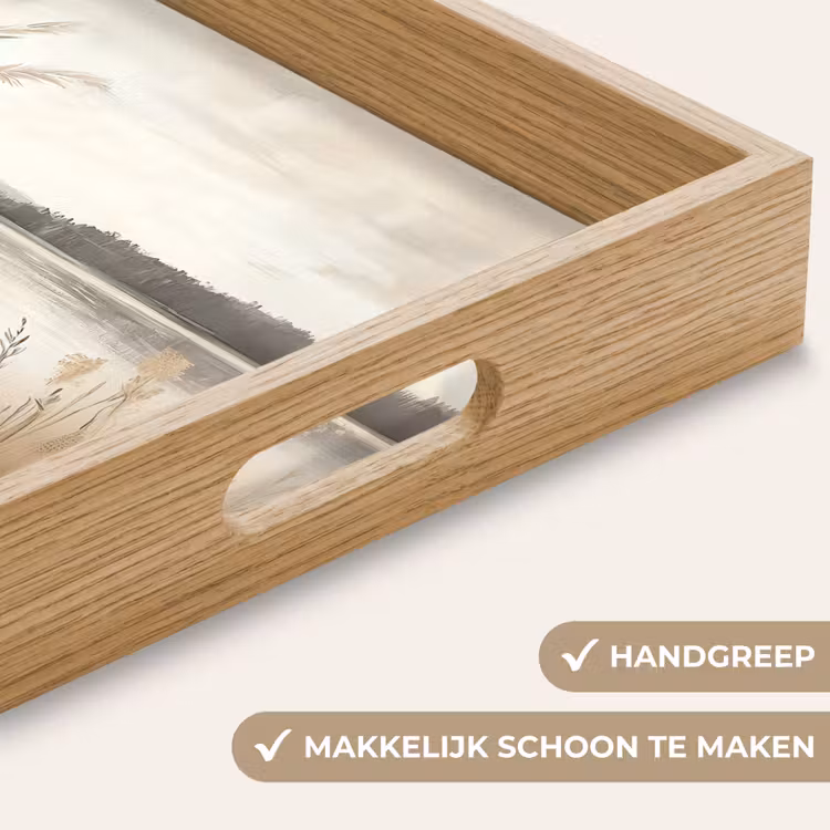 Dienblad - Meer - Water - Natuur - Beige — 5