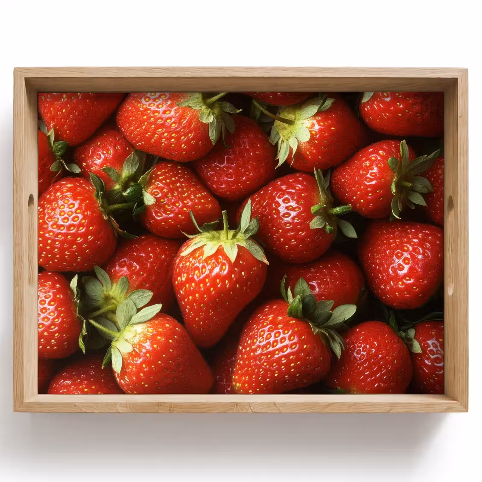 Dienblad - Aardbei - Fruit - Rood — 1