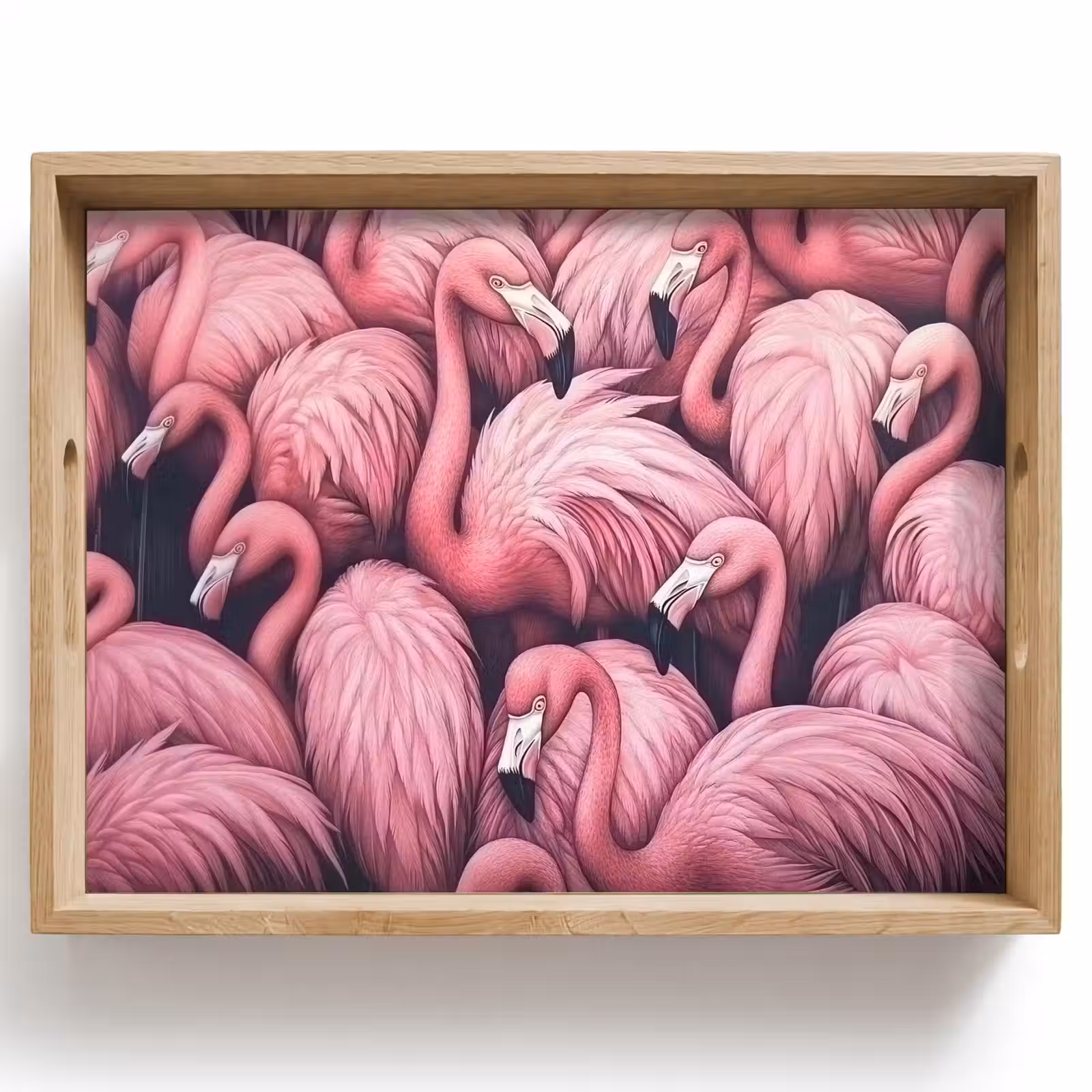 Dienblad - Flamingo - Roze - Dieren — 1