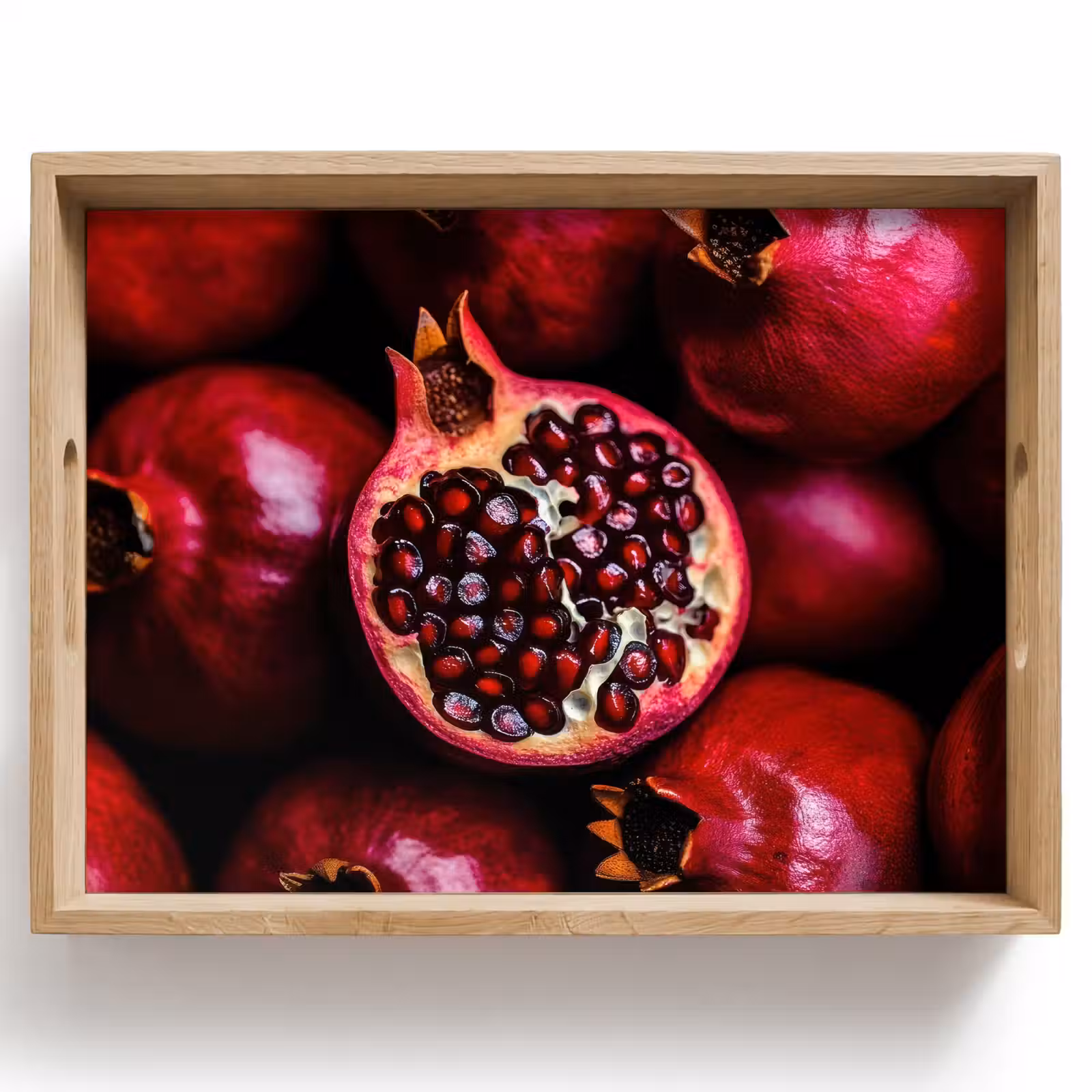 Dienblad - Granaatappel - Rood - Fruit — 1