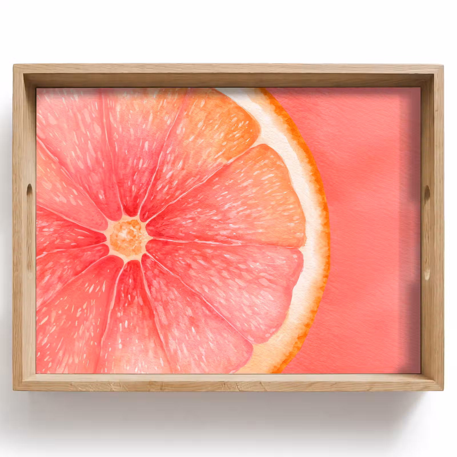 Dienblad - Grapefruit - Roze - Levendig — 1