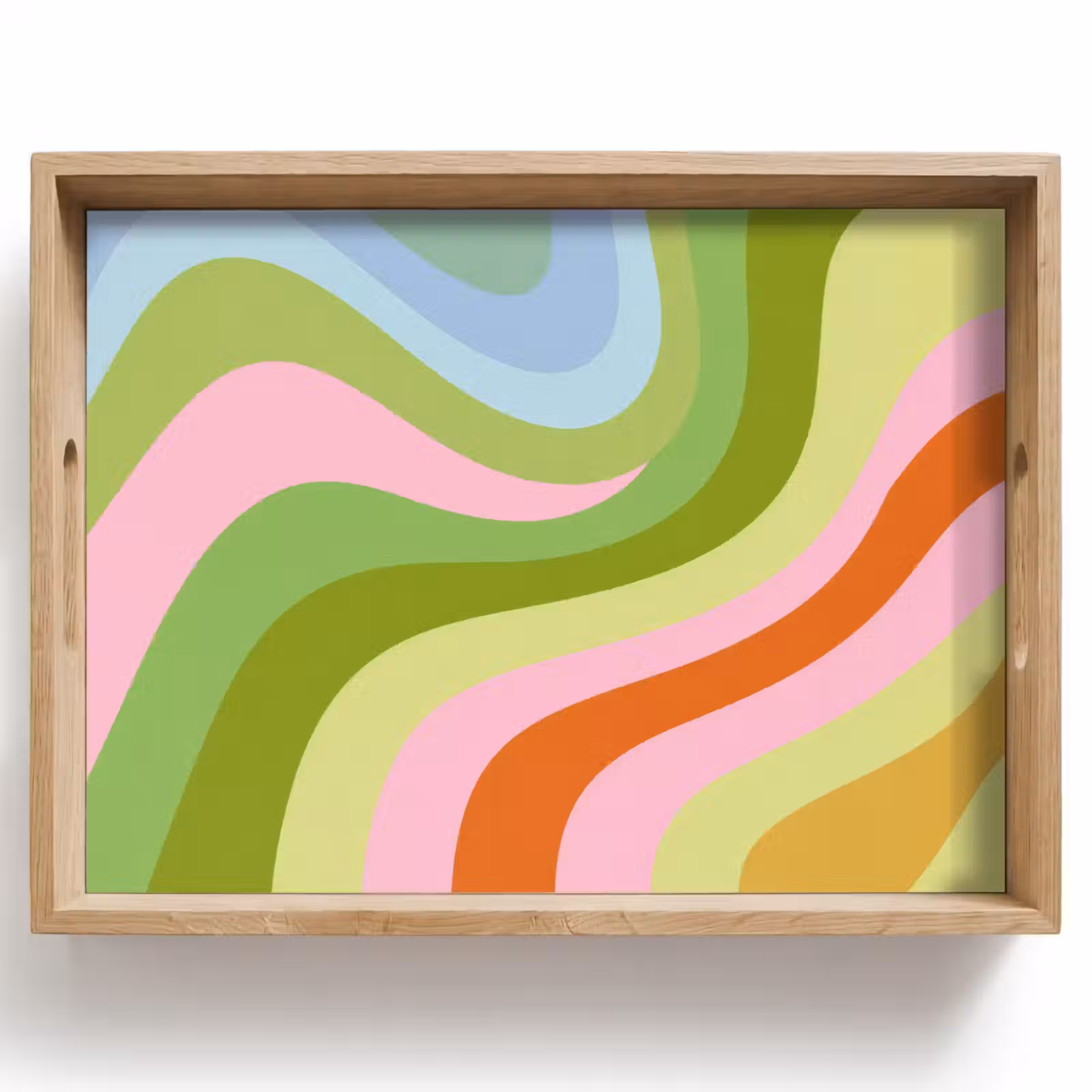 Dienblad - Lijnen - Pasteltinten - Golvend — 1