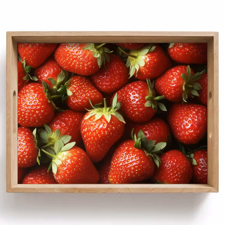 Dienblad - Aardbei - Fruit - Rood — 1