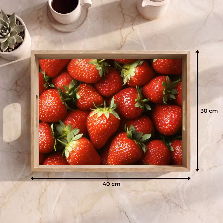 Dienblad - Aardbei - Fruit - Rood — 9