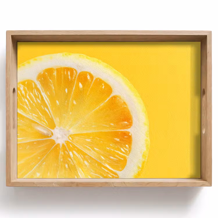Dienblad - Citroen - Geel - Zonnig — 1