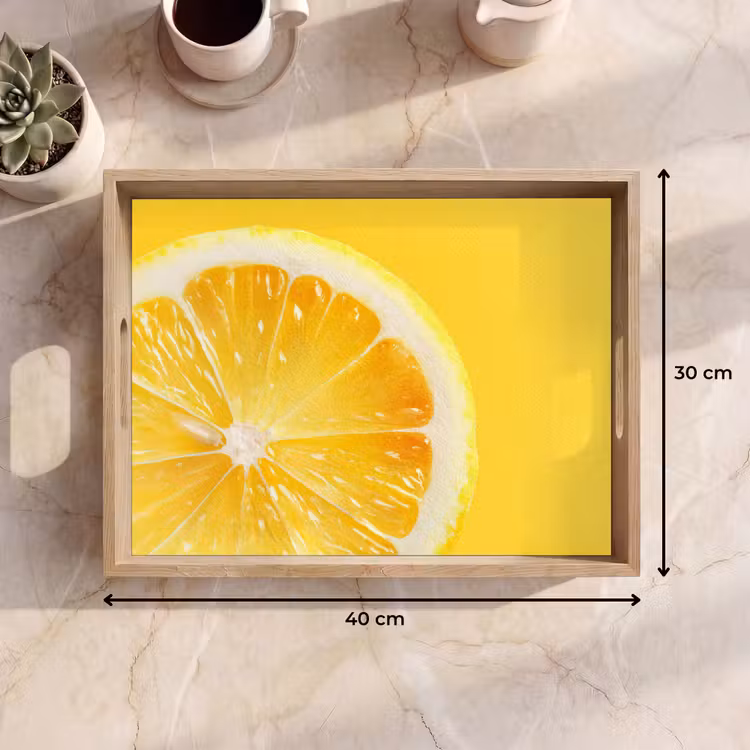 Dienblad - Citroen - Geel - Zonnig — 9