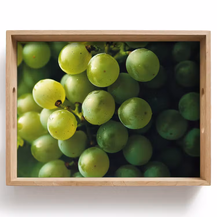 Dienblad - Druiven - Tros - Groen — 1
