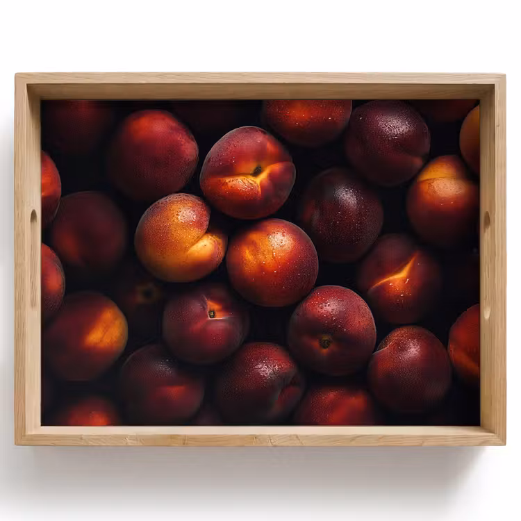 Dienblad - Fruit - Close up - Nectarines — 1
