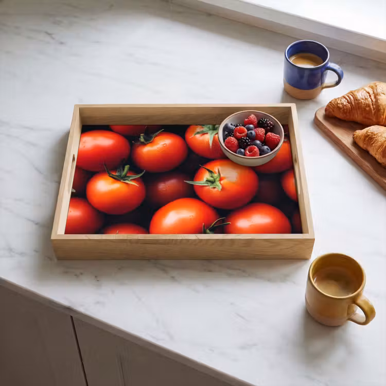 Dienblad - Groente - Rood - Tomaten — 4