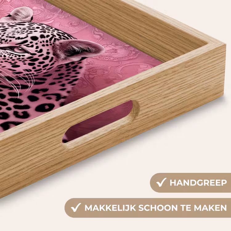 Dienblad - Panter - Luxe - Roze — 5