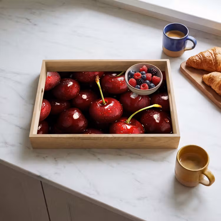 Dienblad - Rood - Fruit - Kersen — 4