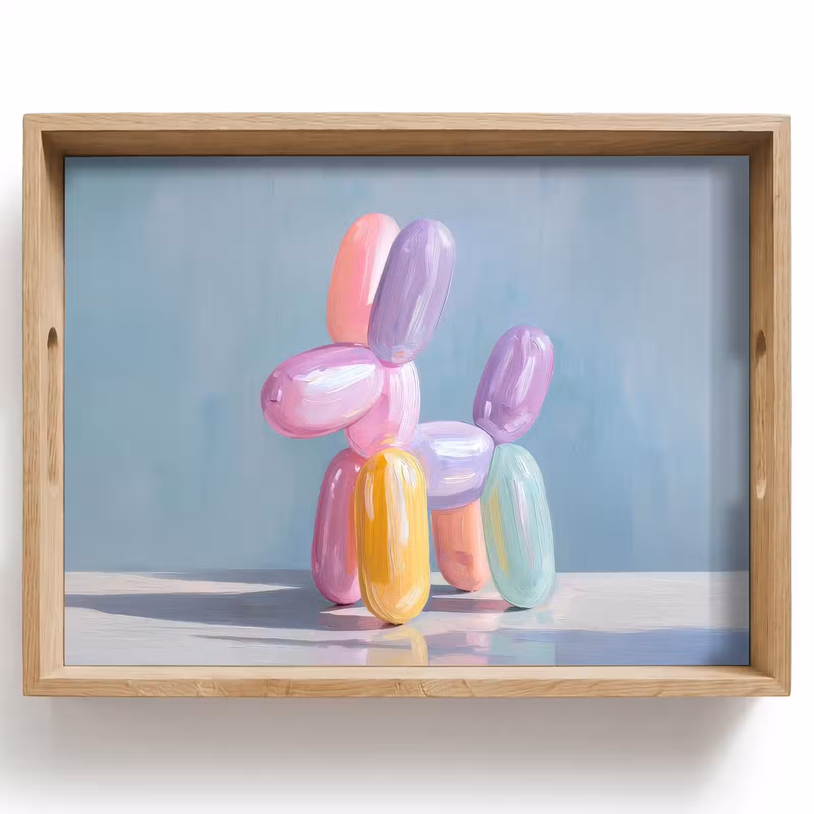 Dienblad - Dier - Ballon - Pasteltinten - Glanzend — 1