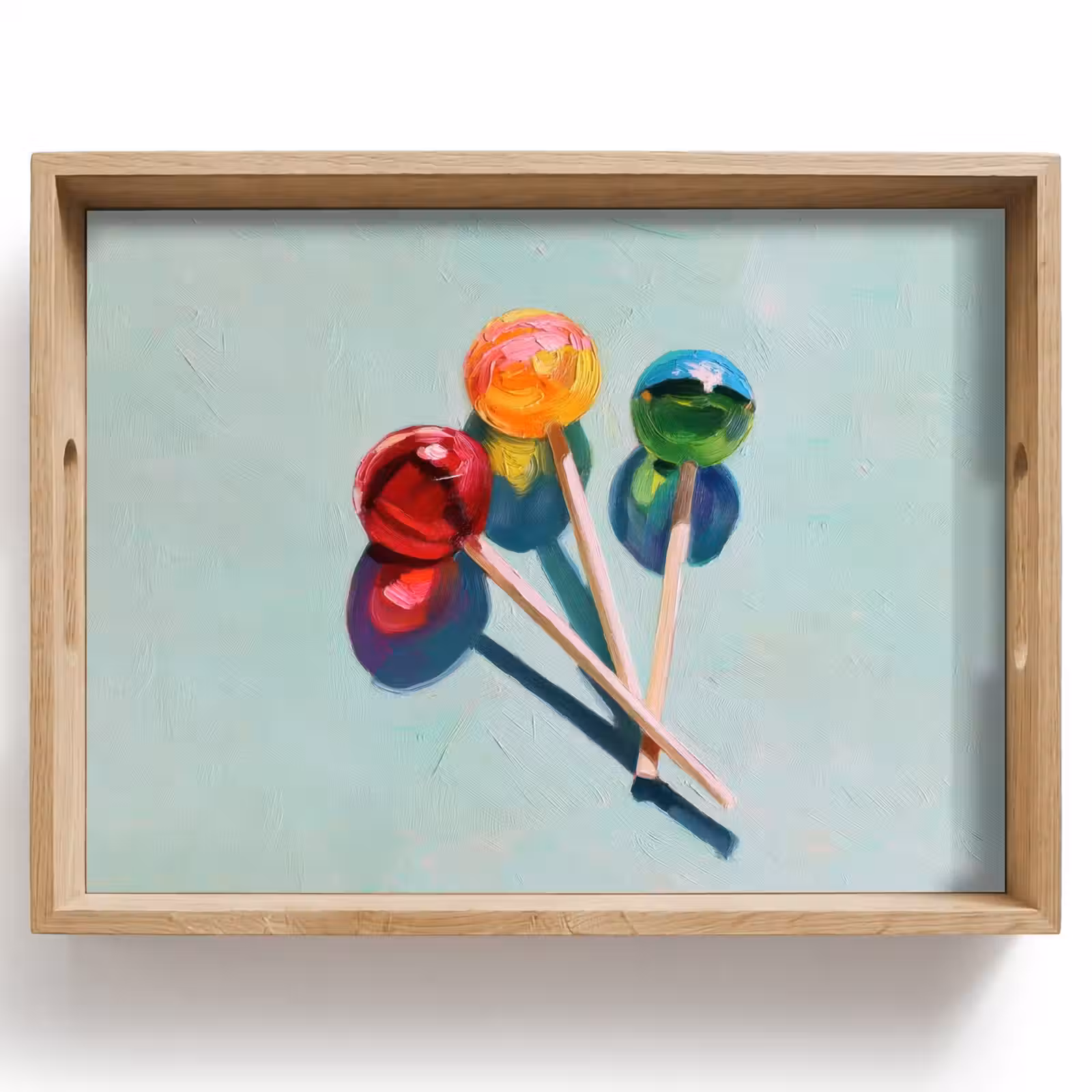 Dienblad - Lollys - Schaduw - Drie - Blauw — 1