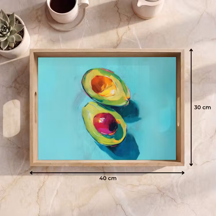 Dienblad - Avocado - Groen - Pit - Schaduw — 9