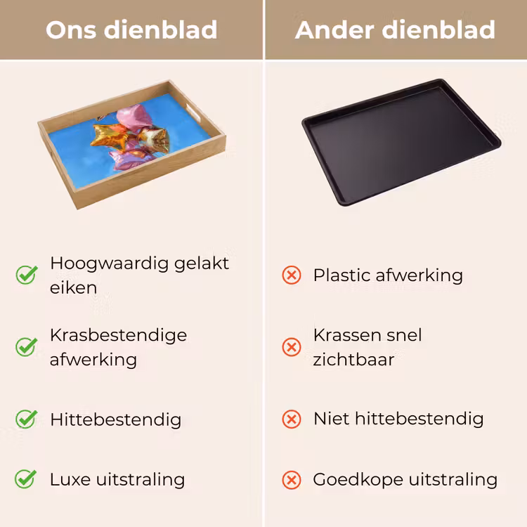 Dienblad - Ballonnen - Goud - Stervorm - Roze — 3