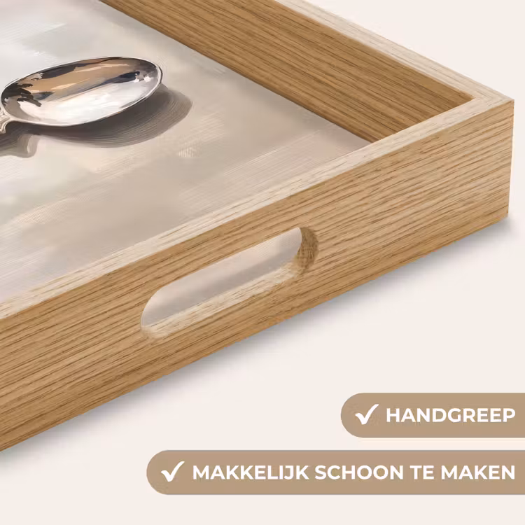 Dienblad - Lepel - Verf - Zilver — 5