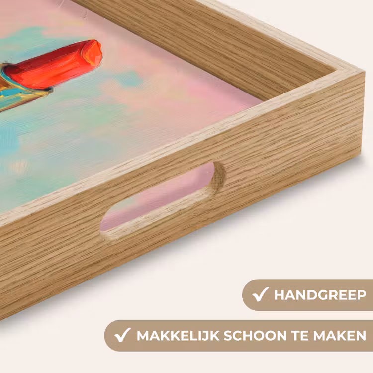 Dienblad - Lippenstift - Rood - Penseelstreken — 5