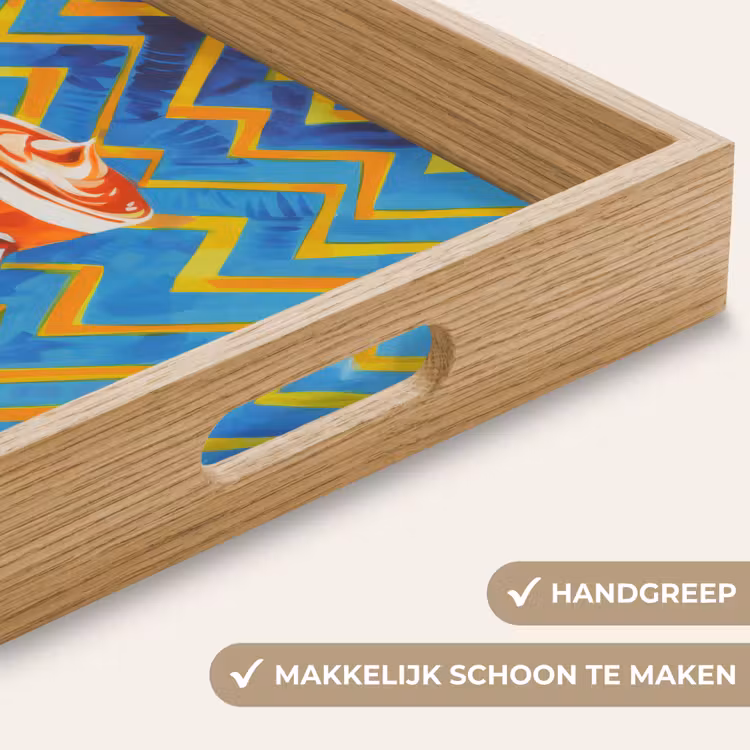 Dienblad - Mok - Koffie - Zigzag - Slagroom — 5