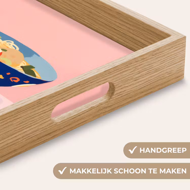 Dienblad - Noodles - Kom - Blauw - Illustratie — 5