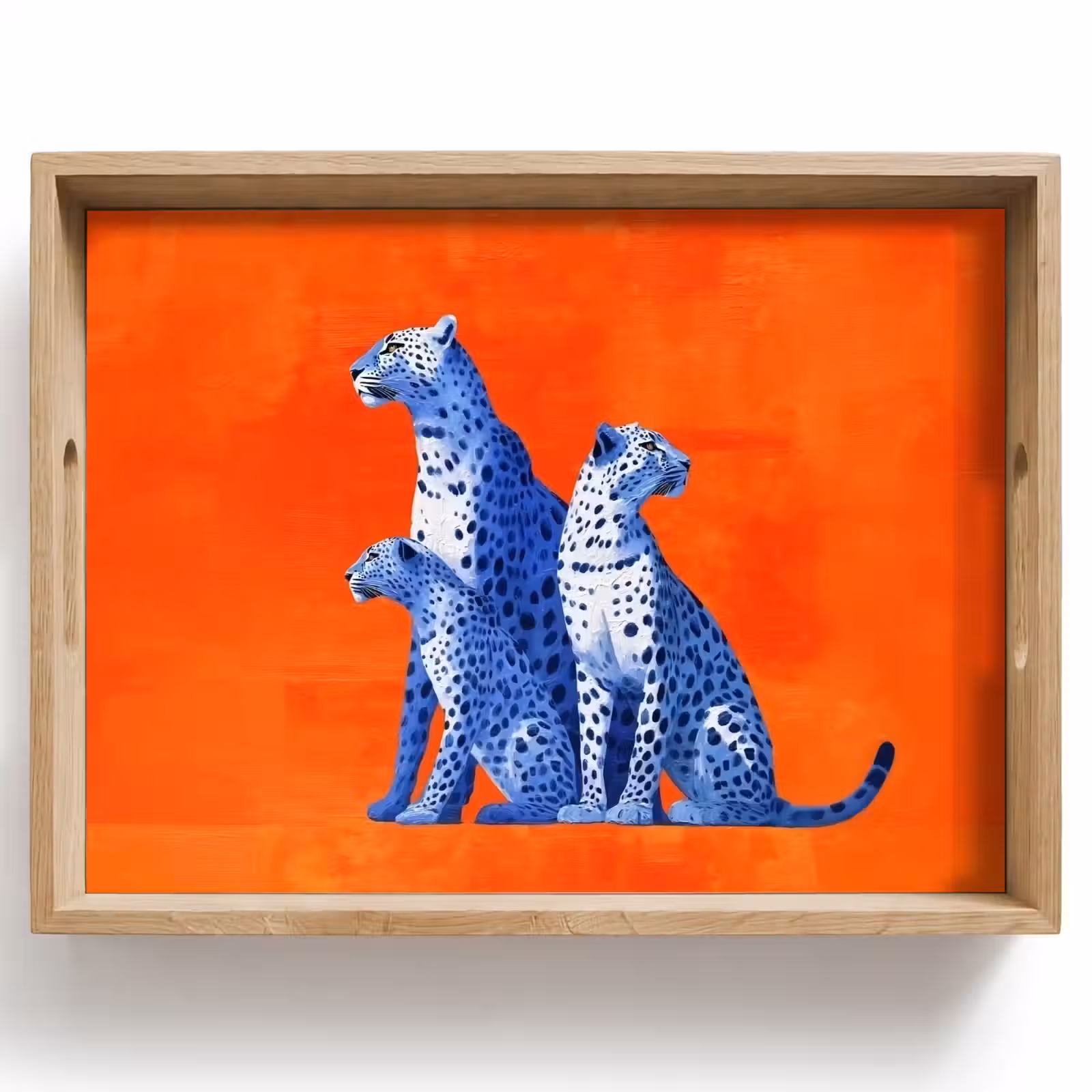 Dienblad - Luipaarden - Stippen - Oranje — 1