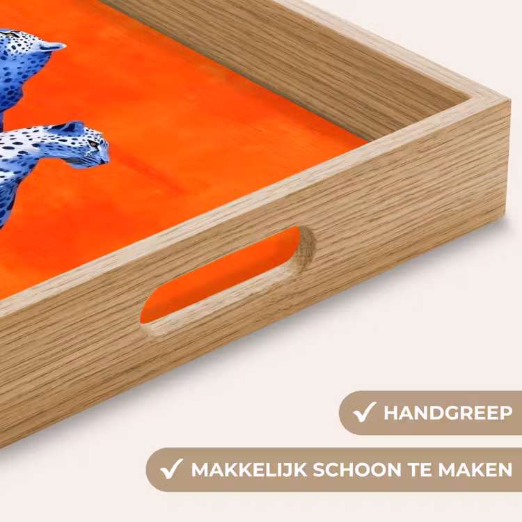 Dienblad - Luipaarden - Stippen - Oranje — 5