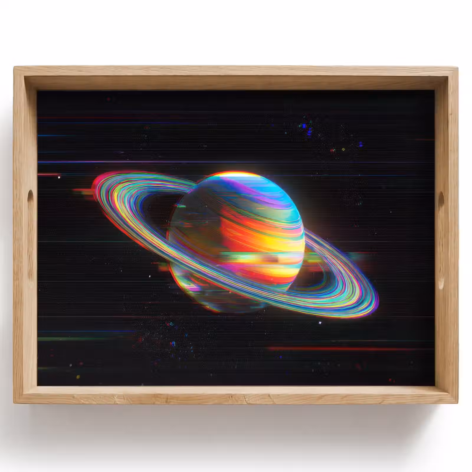 Dienblad - Planeet - Cirkel - Kleurrijk — 1