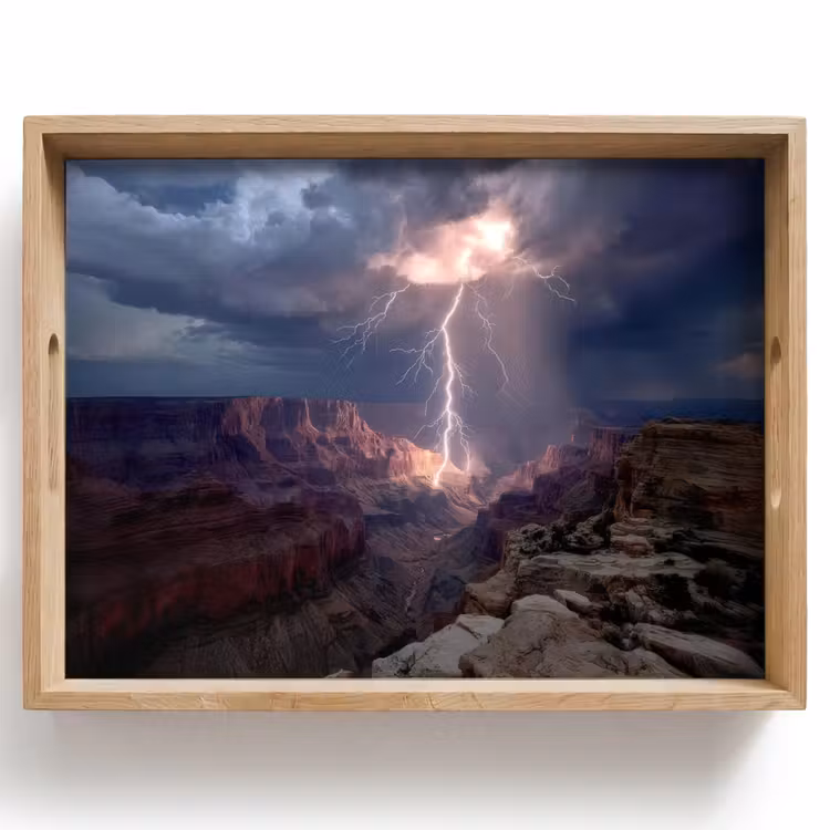 Dienblad - Bliksem - Wolken - Canyon — 1
