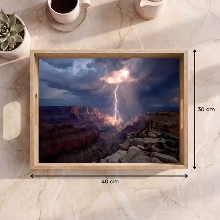 Dienblad - Bliksem - Wolken - Canyon — 9