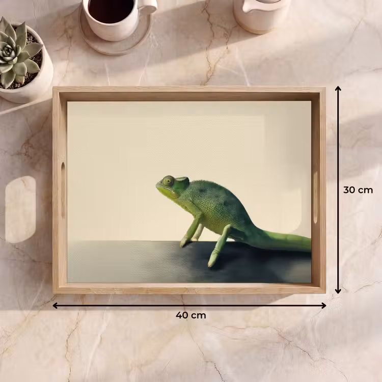 Dienblad - Kameleon - Groen - Minimalistisch — 9