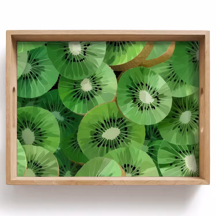 Dienblad - Kiwi - Groen - Pitten — 1