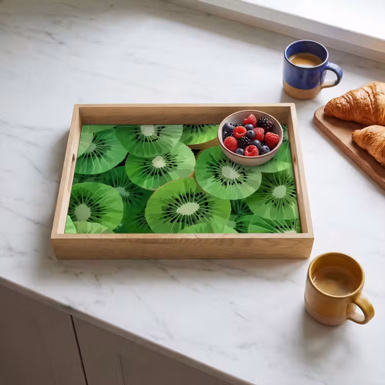 Dienblad - Kiwi - Groen - Pitten — 4