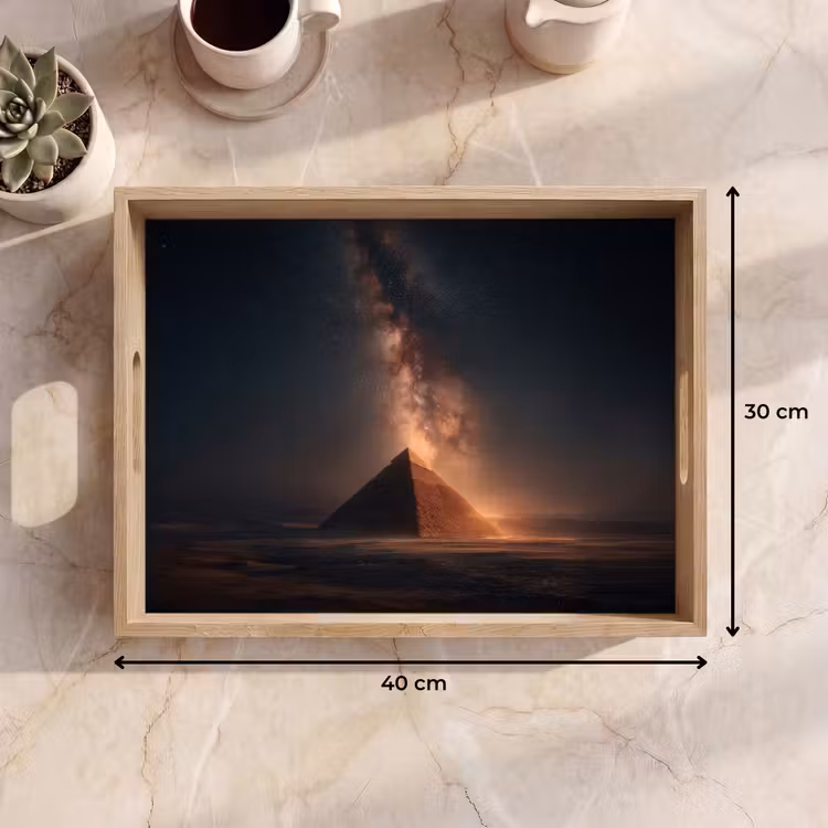 Dienblad - Piramide - Woestijn - Licht — 9