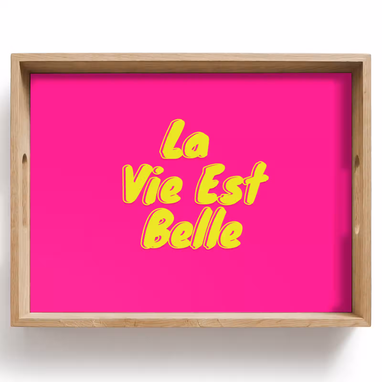 Dienblad - Quote - Retro - Roze — 1