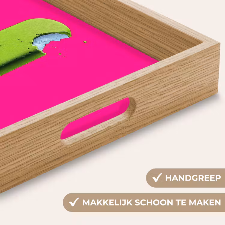 Dienblad - Ijsje - Stokje - Minimalistisch - Groen — 5