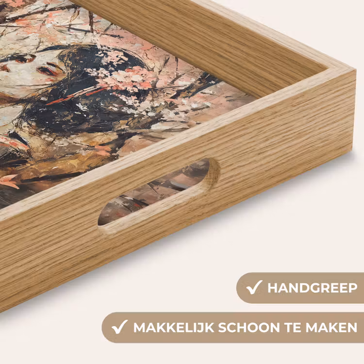 Dienblad - Kimono - Vrouw - kersenbomen — 5
