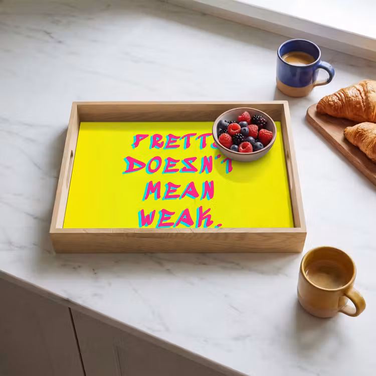 Dienblad - Quote - Minimalistisch - Kleurrijk — 4