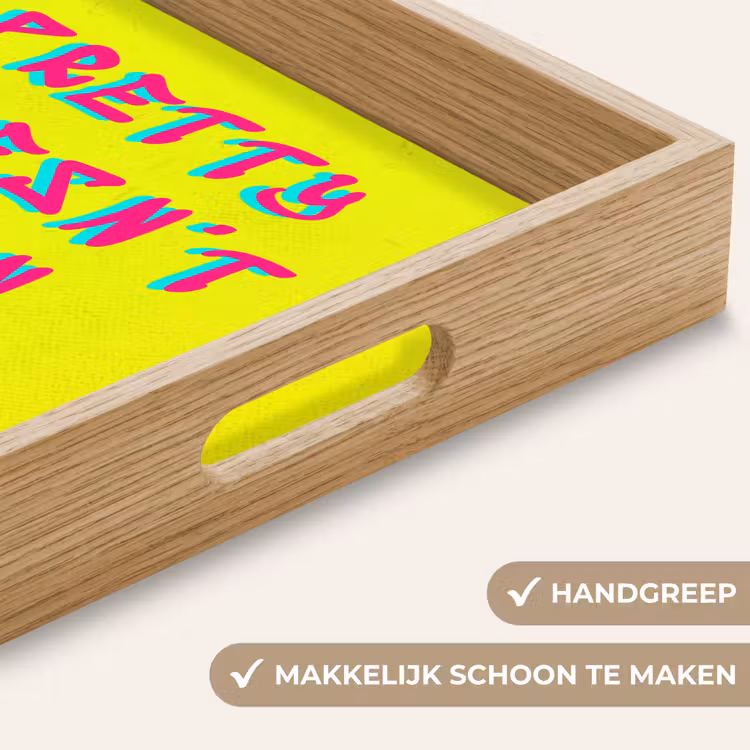 Dienblad - Quote - Minimalistisch - Kleurrijk — 5