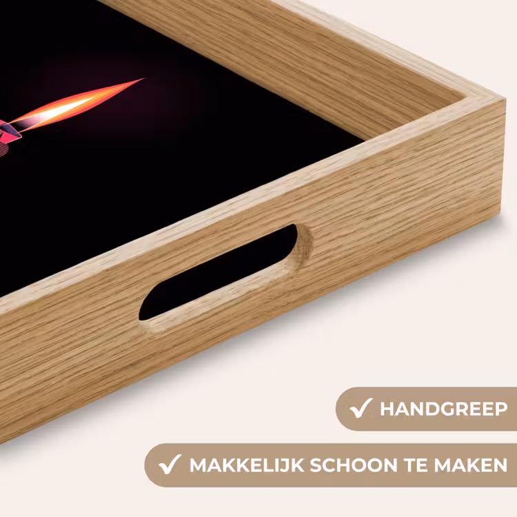 Dienblad - Aansteker - Vlam - Donker — 5