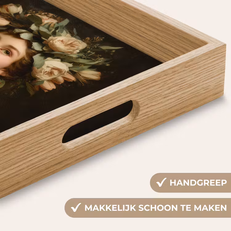 Dienblad - Bloemenstilte - Vrouw - Portret — 5
